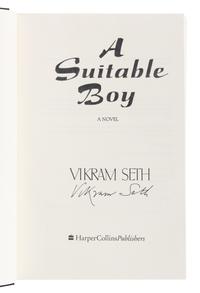 SETH, Vikram (b. 1952). A group of 3 FIRST AMERICAN EDITIONS by Seth, ALL SIGNED, comprising: