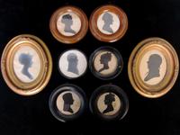 Group of eight silhouettes maryland, first quarter 19th century
