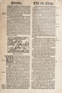 [BIBLE LEAVES - ENGLISH - 16TH CENTURY]. A group of 9 Bible leaves in English, comprising: