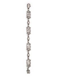 GEORG JENSEN, STERLING SILVER 'MOONLIGHT BLOSSOM' BRACELET