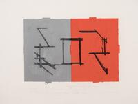 Untitled (Study for "Works on the Wall" installation at William Paterson Art Gallery, William Paterson College, Wayne, NJ)