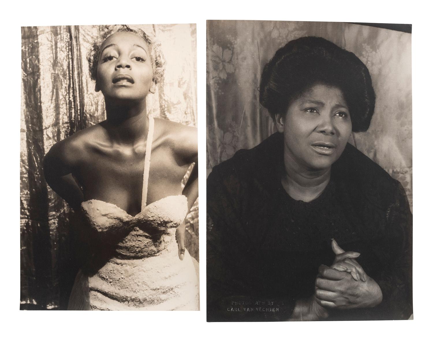 VAN VECHTEN, Carl (1880-1964). A group of 4 silver gelatin prints, comprising: