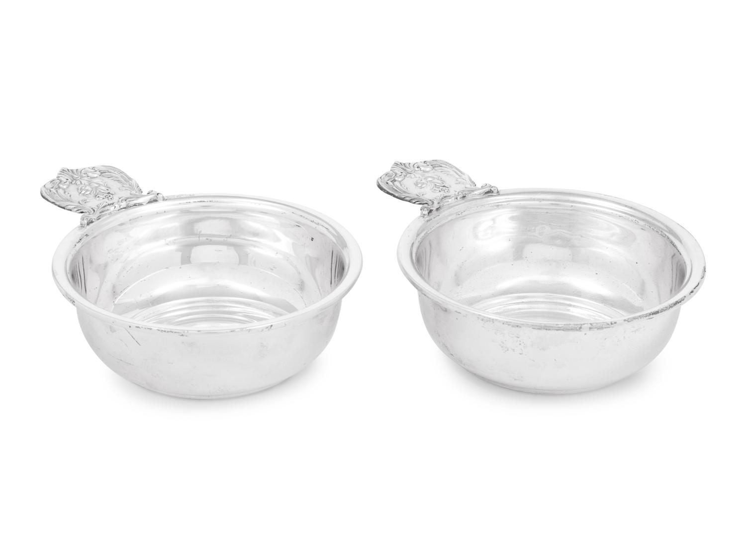 A Pair of Reed & Barton Francis I Silver Porringers