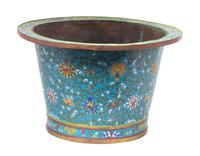 A Large Chinese Cloisonne Jardiniere — 19TH CENTURY