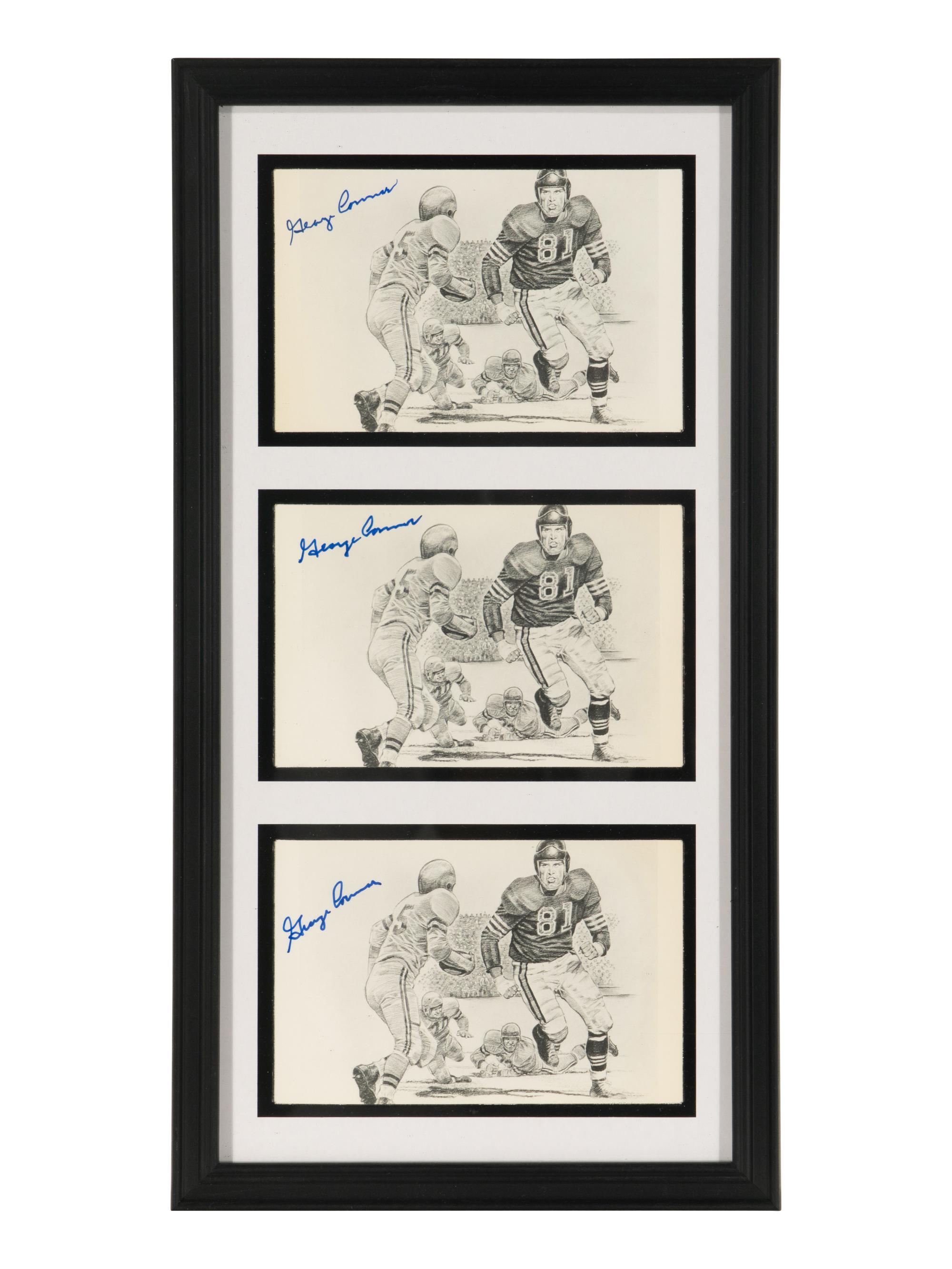 Collection One of Personal Items from Chicago Bears and Notre Dame Legend George Connor