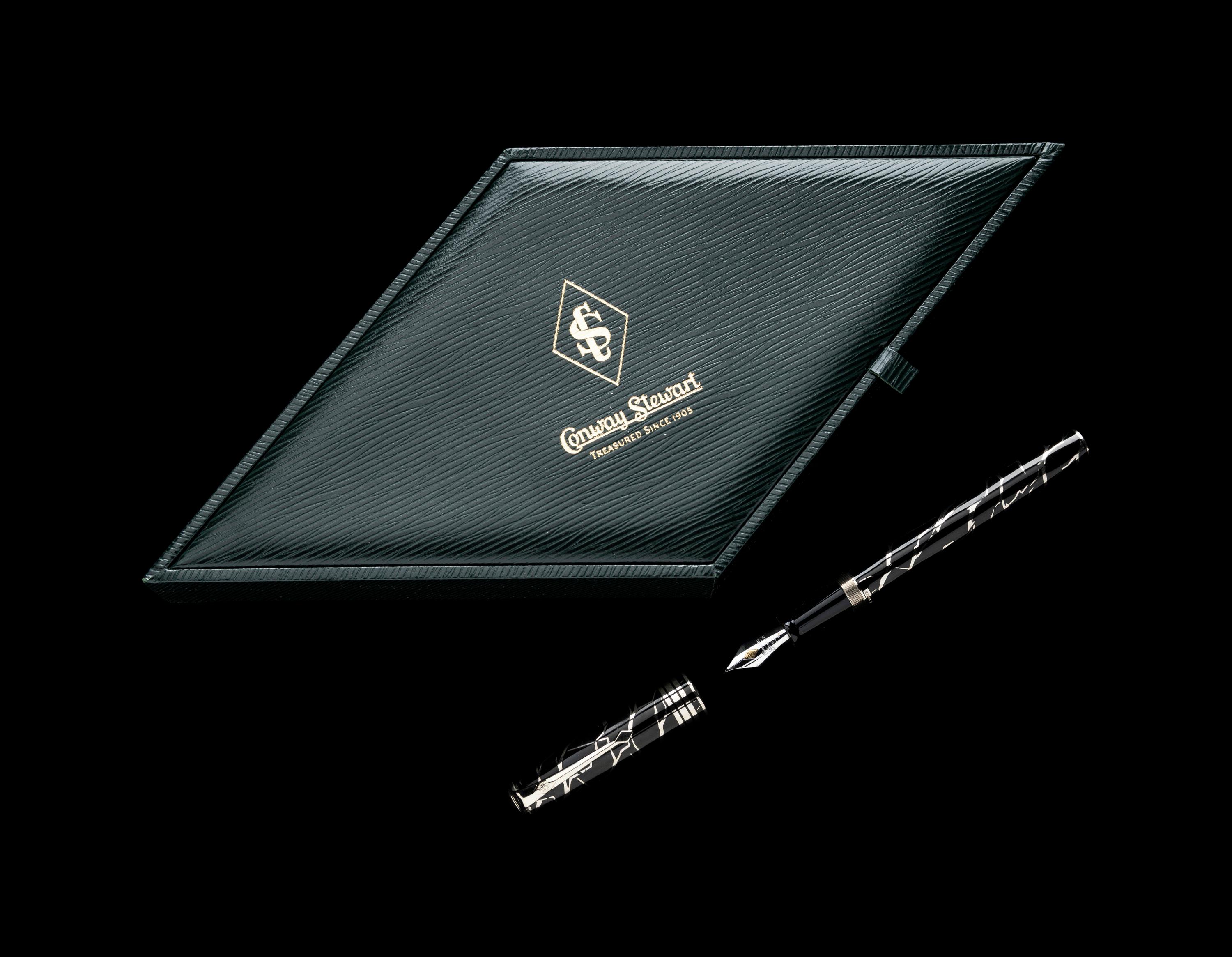 A Conway-Stewart Cracked Ice Limited Edition Fountain Pen