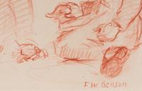 Sketch (Two Children Playing)
