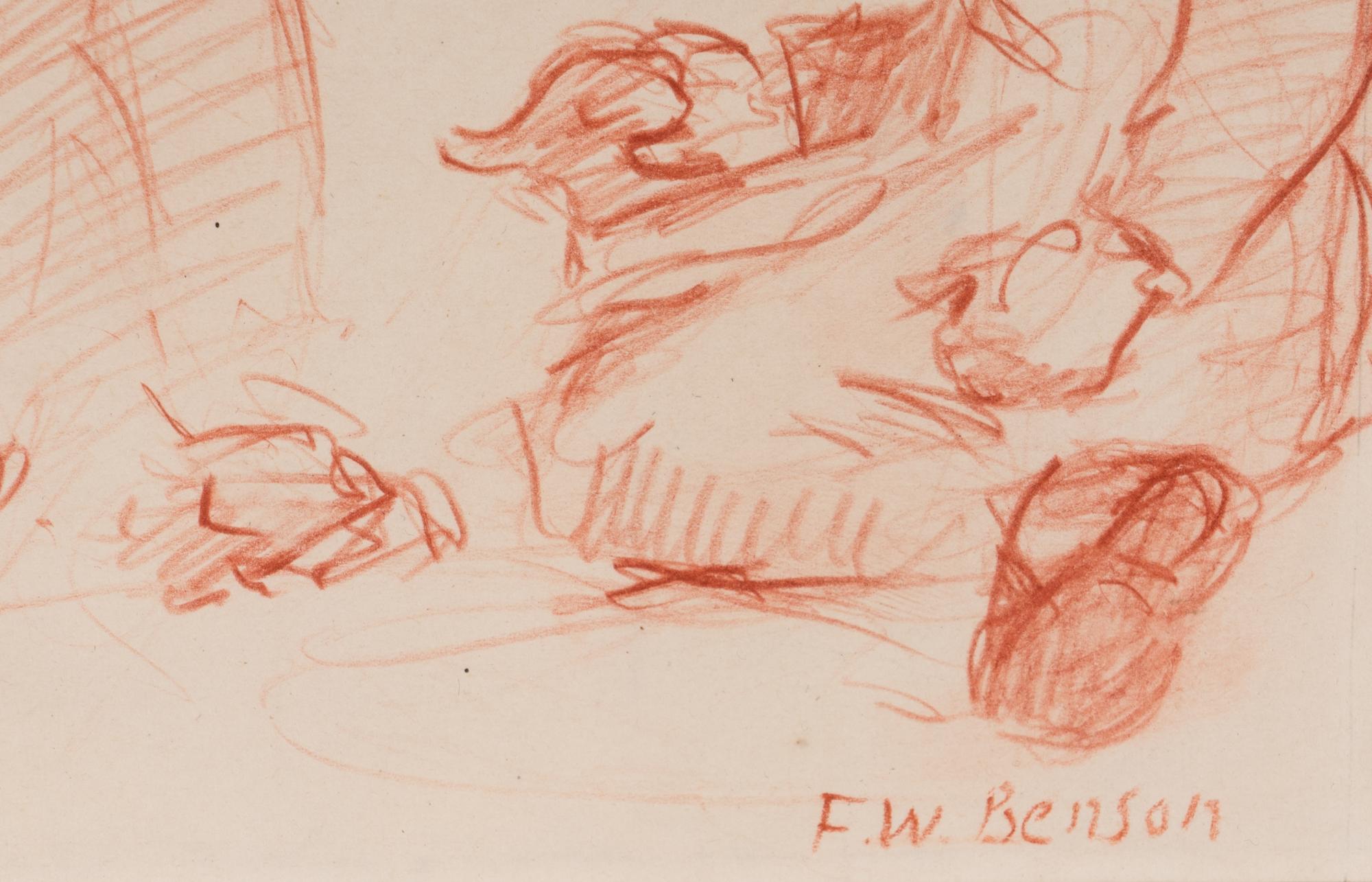 Sketch (Two Children Playing)