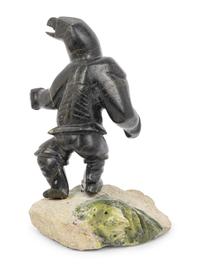 Inuit Transformation Soapstone Sculpture