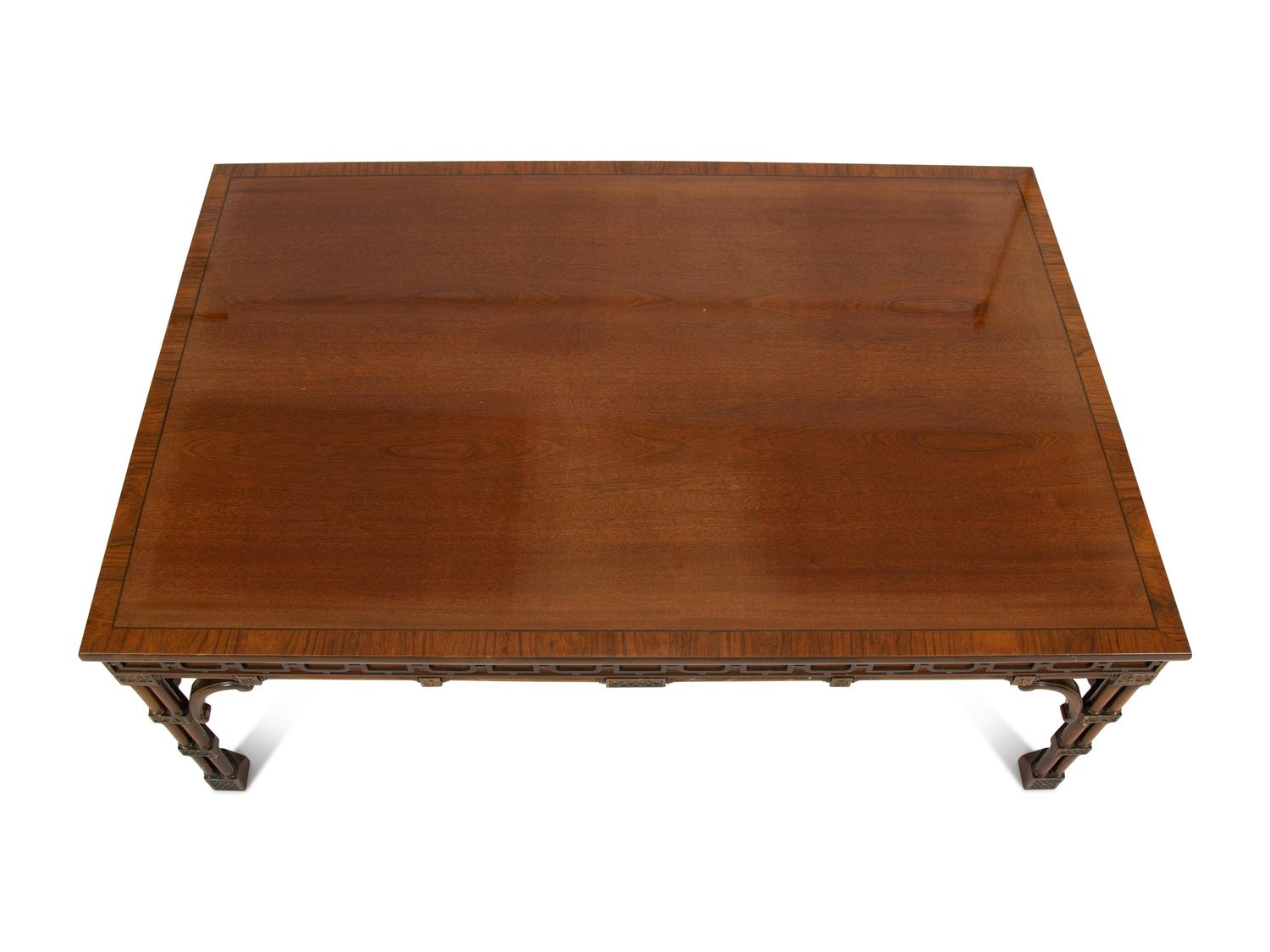 A Regency Style Mahogany Low Coffee Table