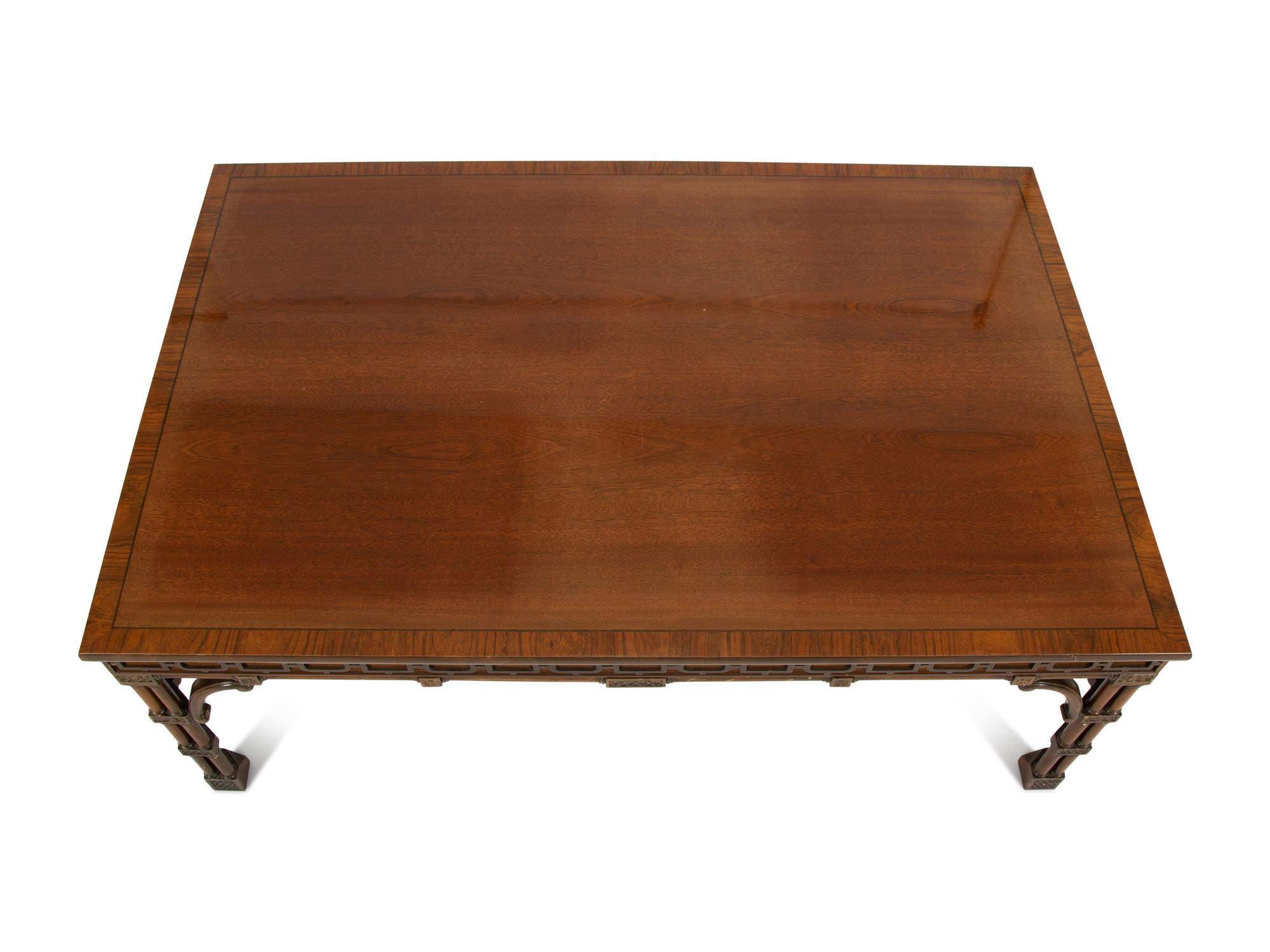 A Regency Style Mahogany Low Coffee Table