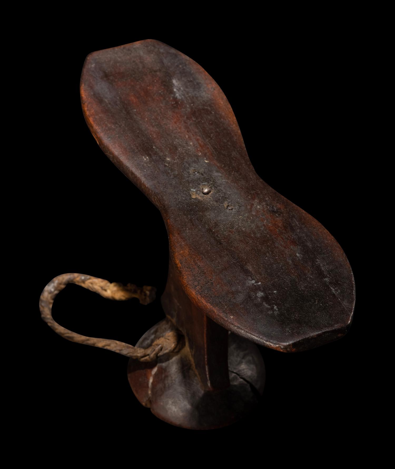 A Turkana Wood Head Rest