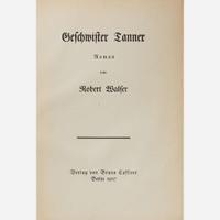 [Literature] Walser, Robert Group of 11 Titles