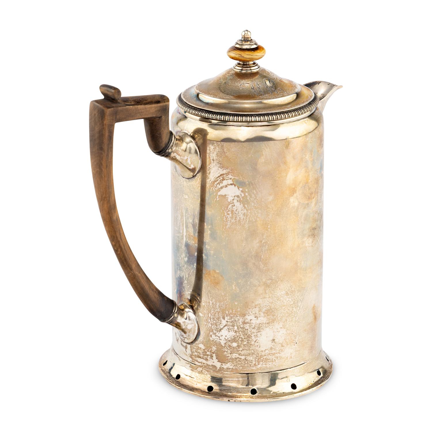 A George III Silver Hot Water Pot