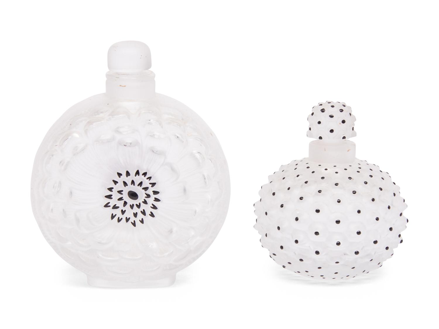 Two Lalique Perfume Bottles