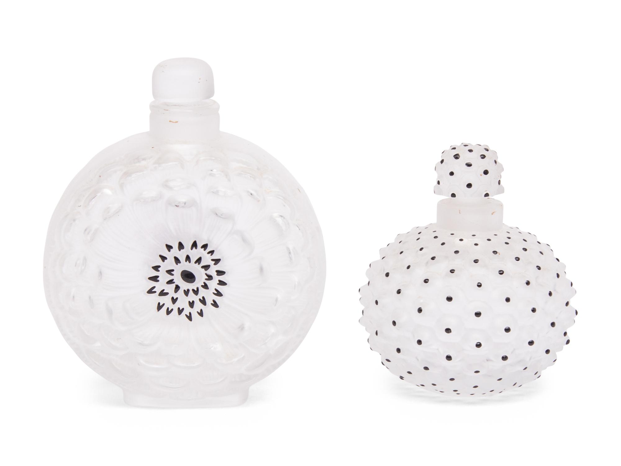 Two Lalique Perfume Bottles