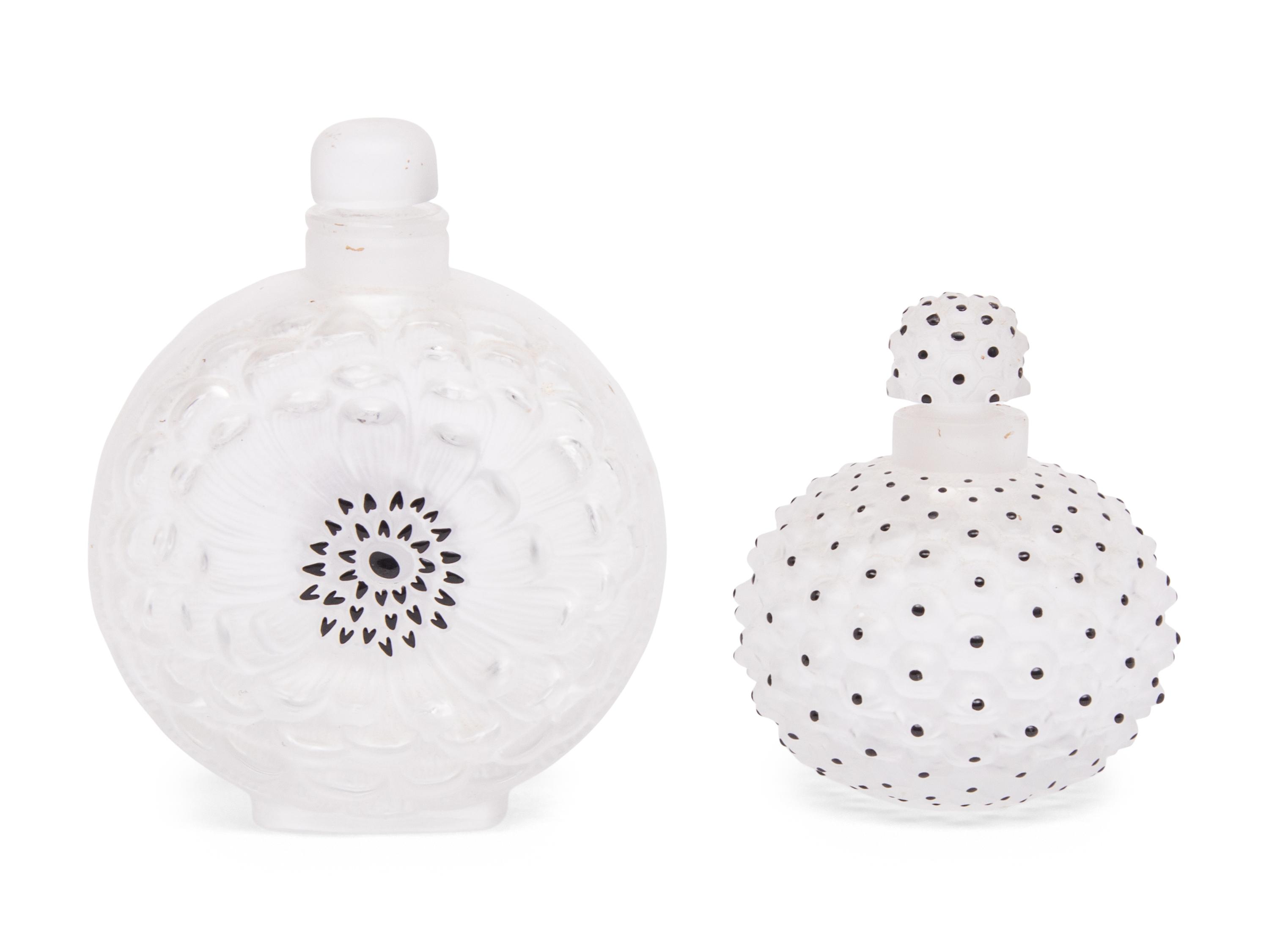 Two Lalique Perfume Bottles