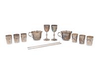 A Collection of Chinese Export Silverwares