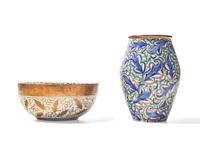 Two Wedgwood Glazed Queensware Articles