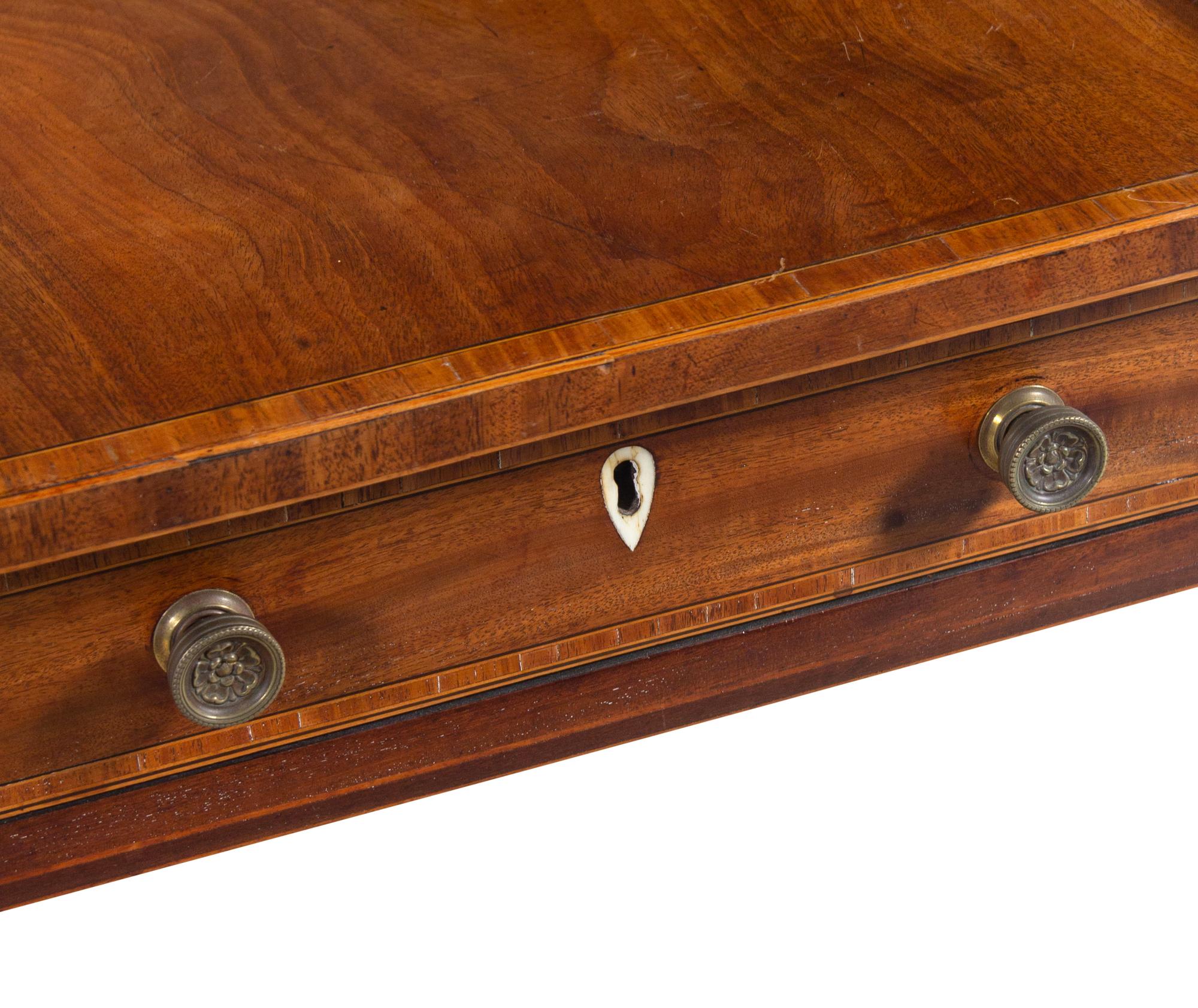 A Federal Inlaid Mahogany Pembroke Table
