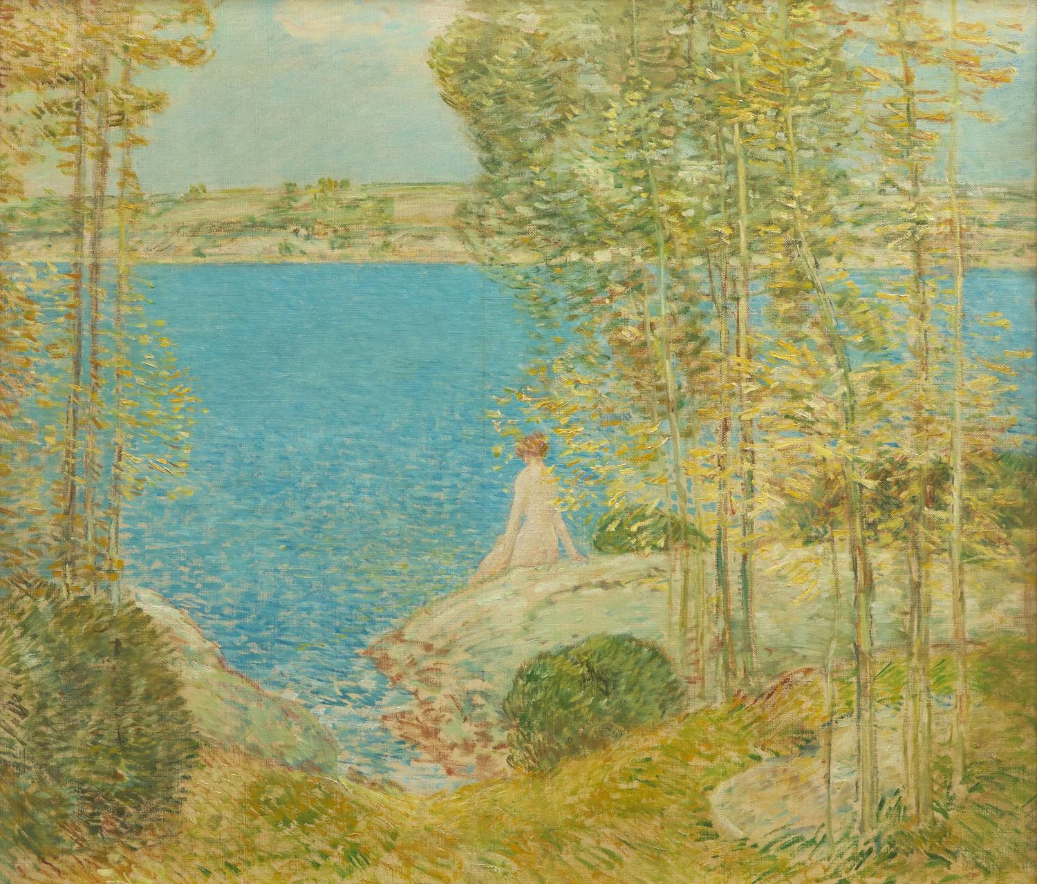Childe Hassam (American, 1859-1935) — The Bather (The Bather I) , 1904