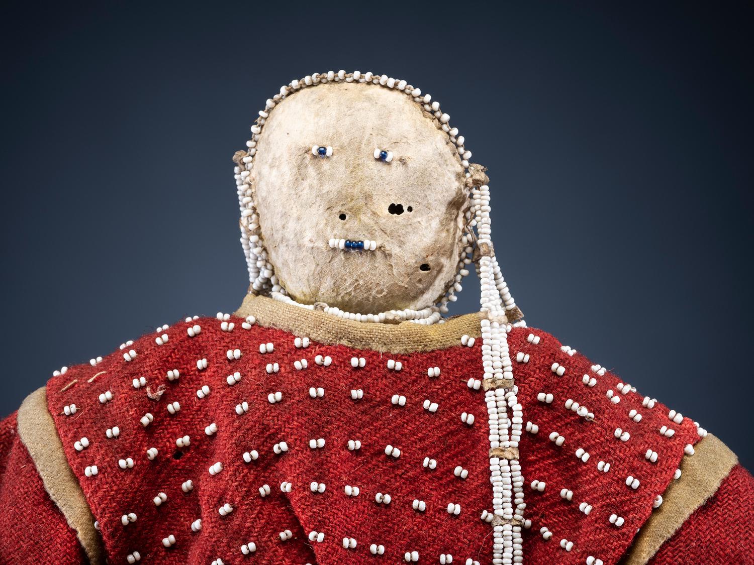 Sioux Beaded Hide Doll