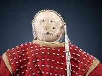 Sioux Beaded Hide Doll