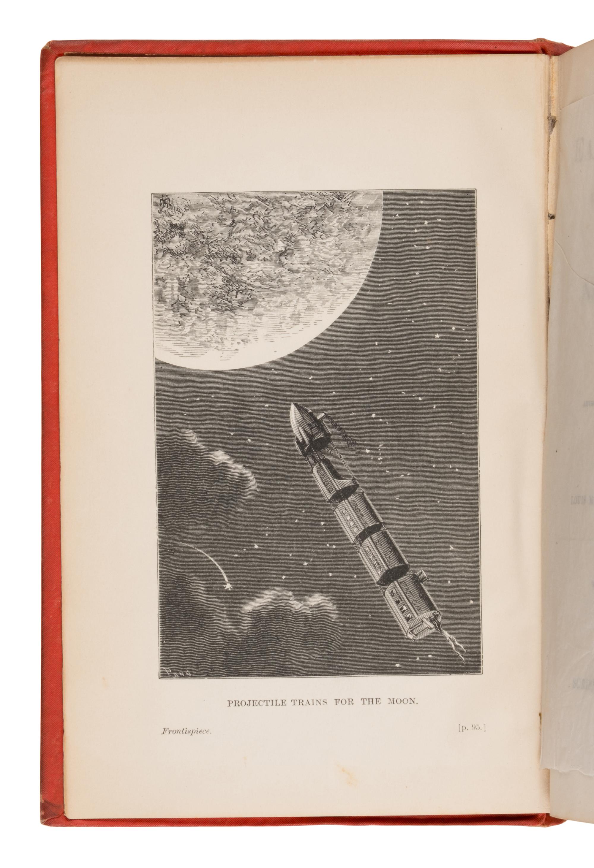 Verne, Jules (1828-1905). From the Earth to the Moon Direct in Ninety-Seven Hours and Twenty Minutes: and a Trip Round It . New York: Scribner, Armstrong & Company, 1874.