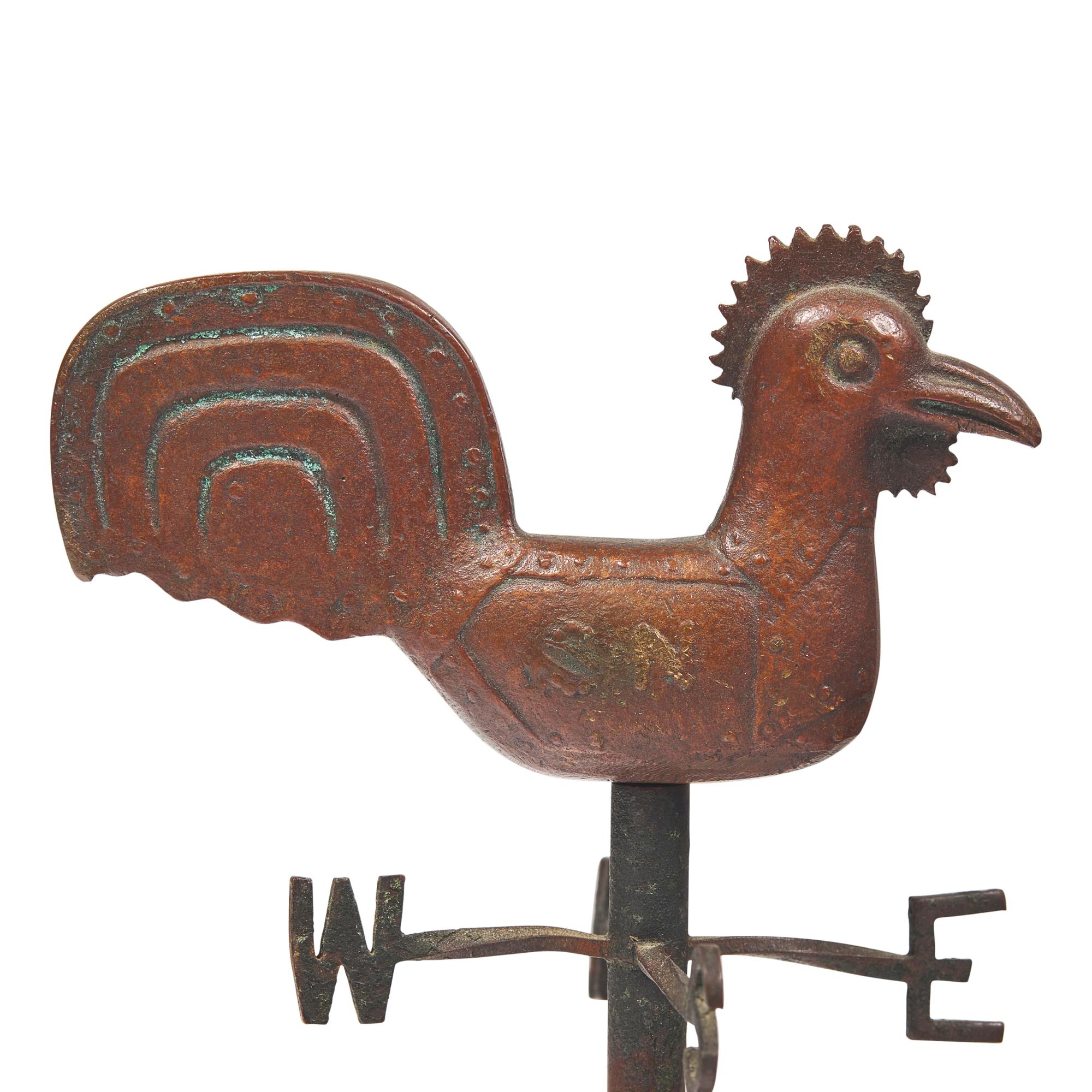 A Miniature Bronze Model of the Stadt Huys Weather Cock Made for the Saint Nicholas Society