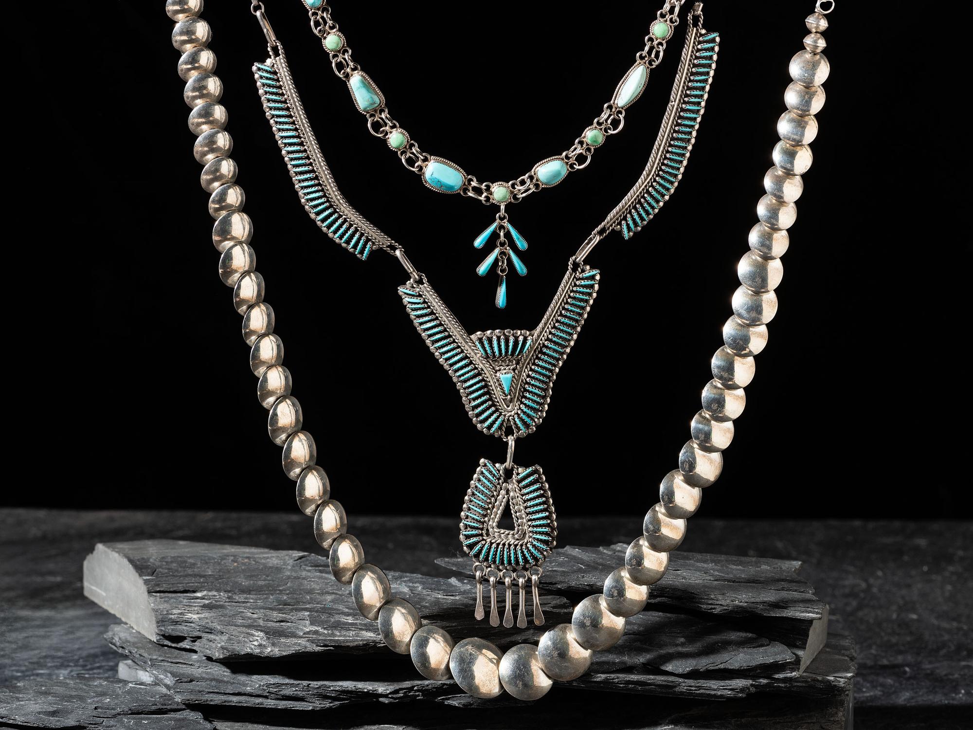 Navajo and Zuni Necklaces