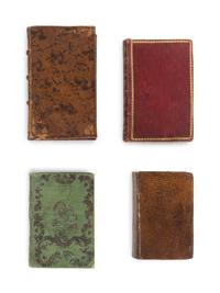 [MINIATURE BOOKS]. A group of 4 miniature books, comprising: