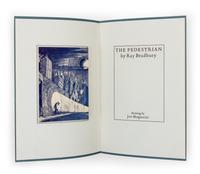 (MUGNAINI, JOSEPH) BRADBURY, RAY. The Pedestrian. Roy Squires, 1951. Limited. Signed.