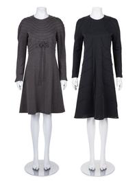 Two Chado Ralph Rucci Knit Dresses, 2000-10s