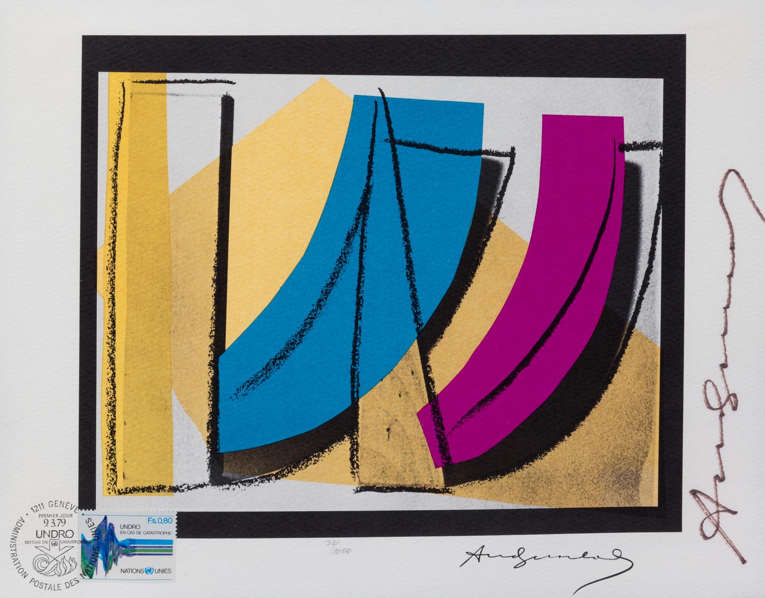 Andy Warhol, (American, 1928–1987), U.N. Stamp, 1979