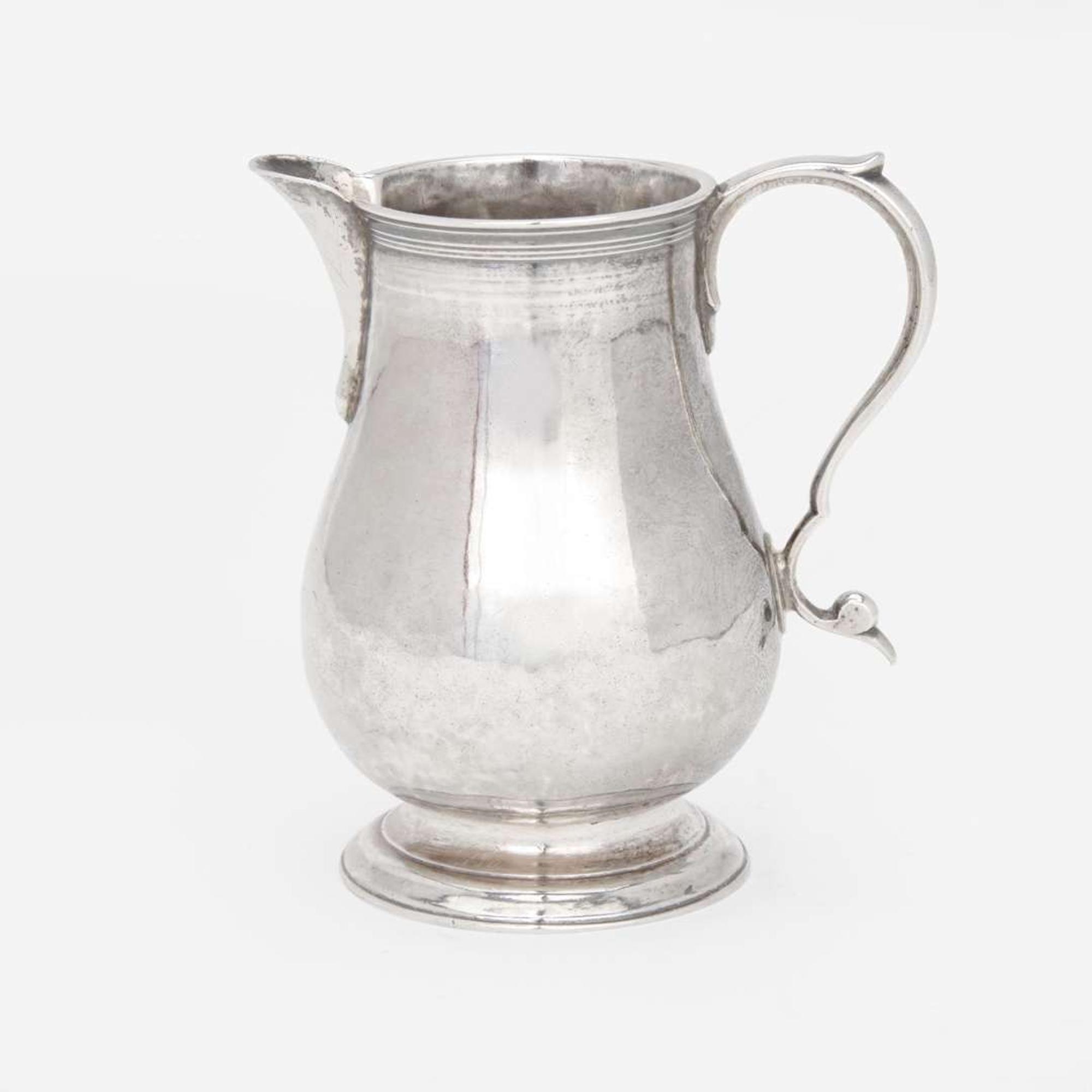 A silver cream pot William Swan, Boston, MA, circa 1740