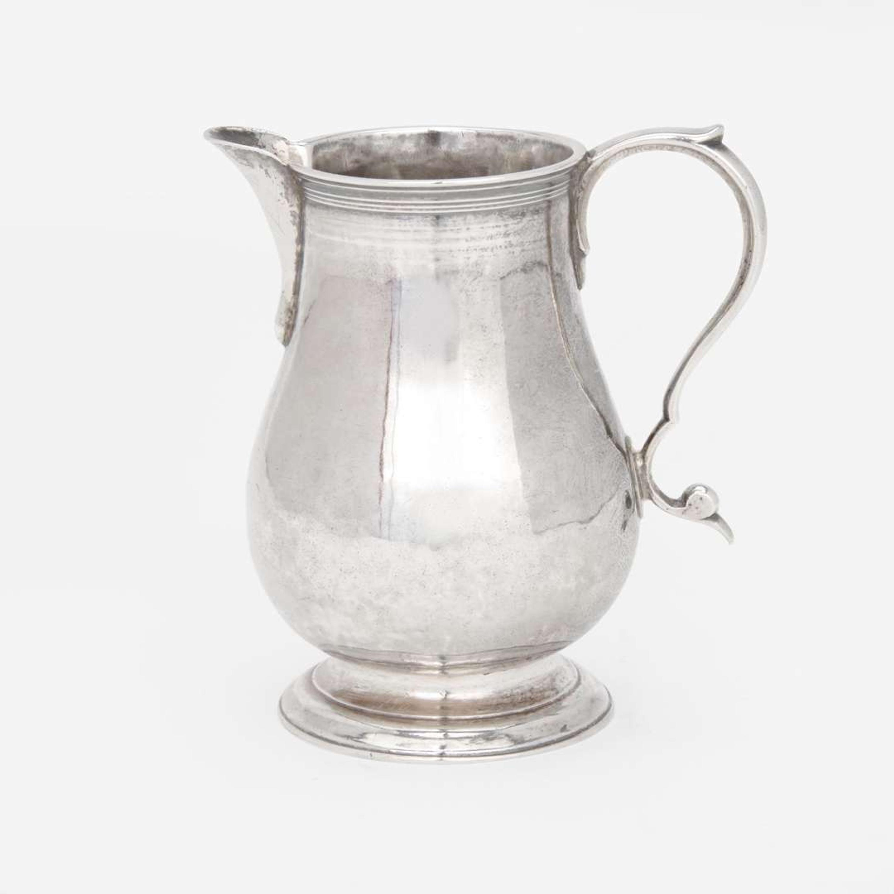 A silver cream pot William Swan, Boston, MA, circa 1740