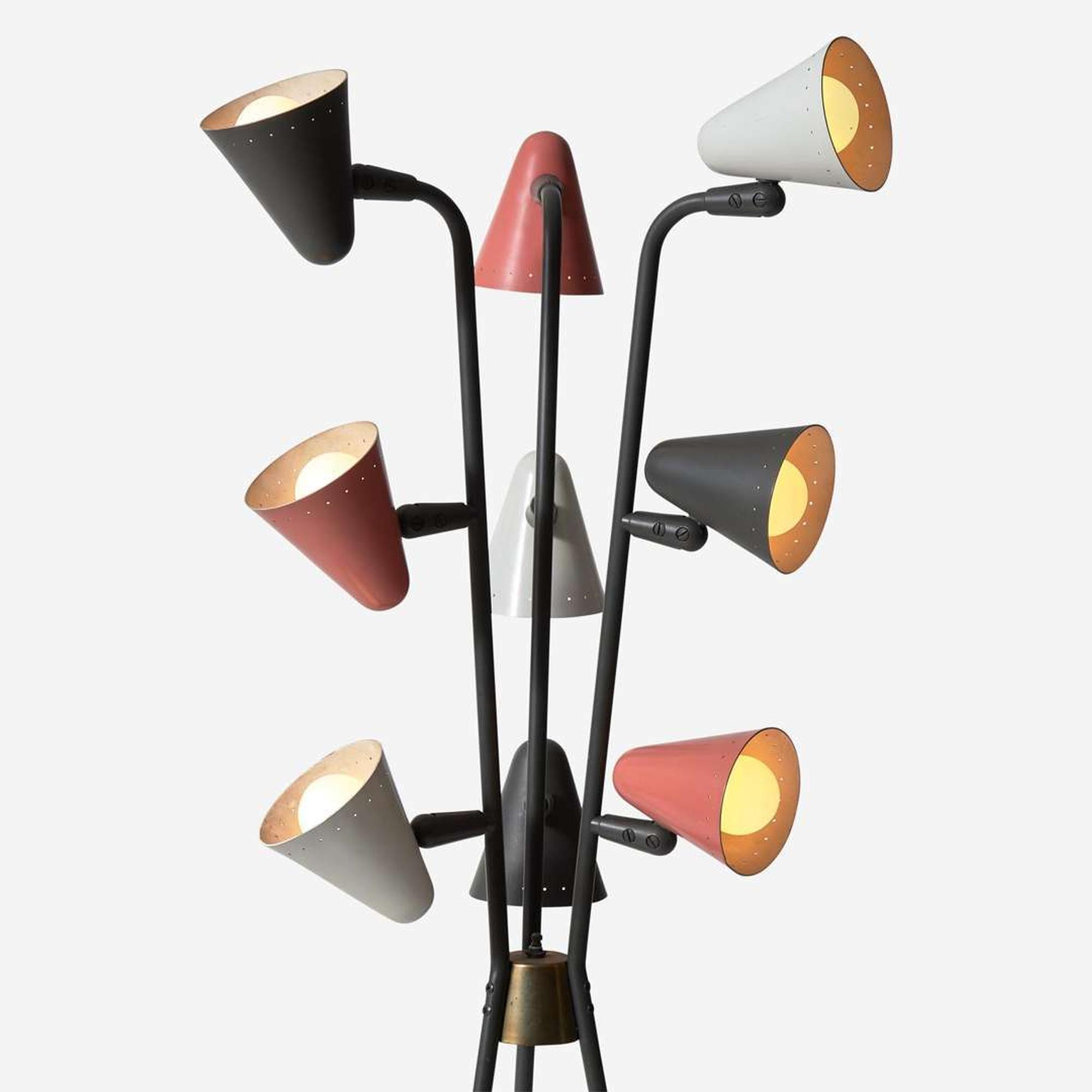 Gerald Thurston (American, 1914-2005) Floor Lamp, Lightolier, USA, 1954