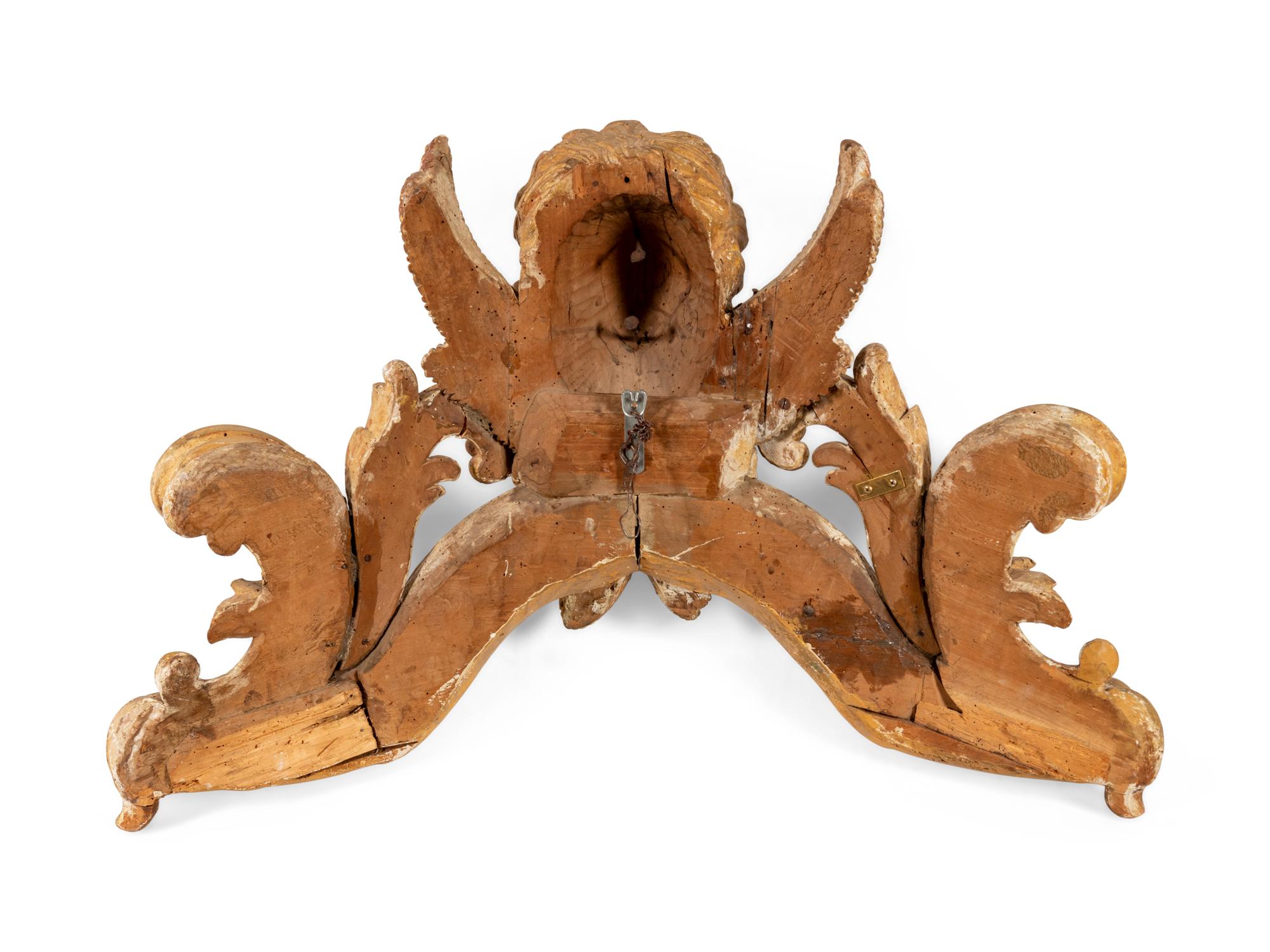 An Italian Carved Giltwood Ornament