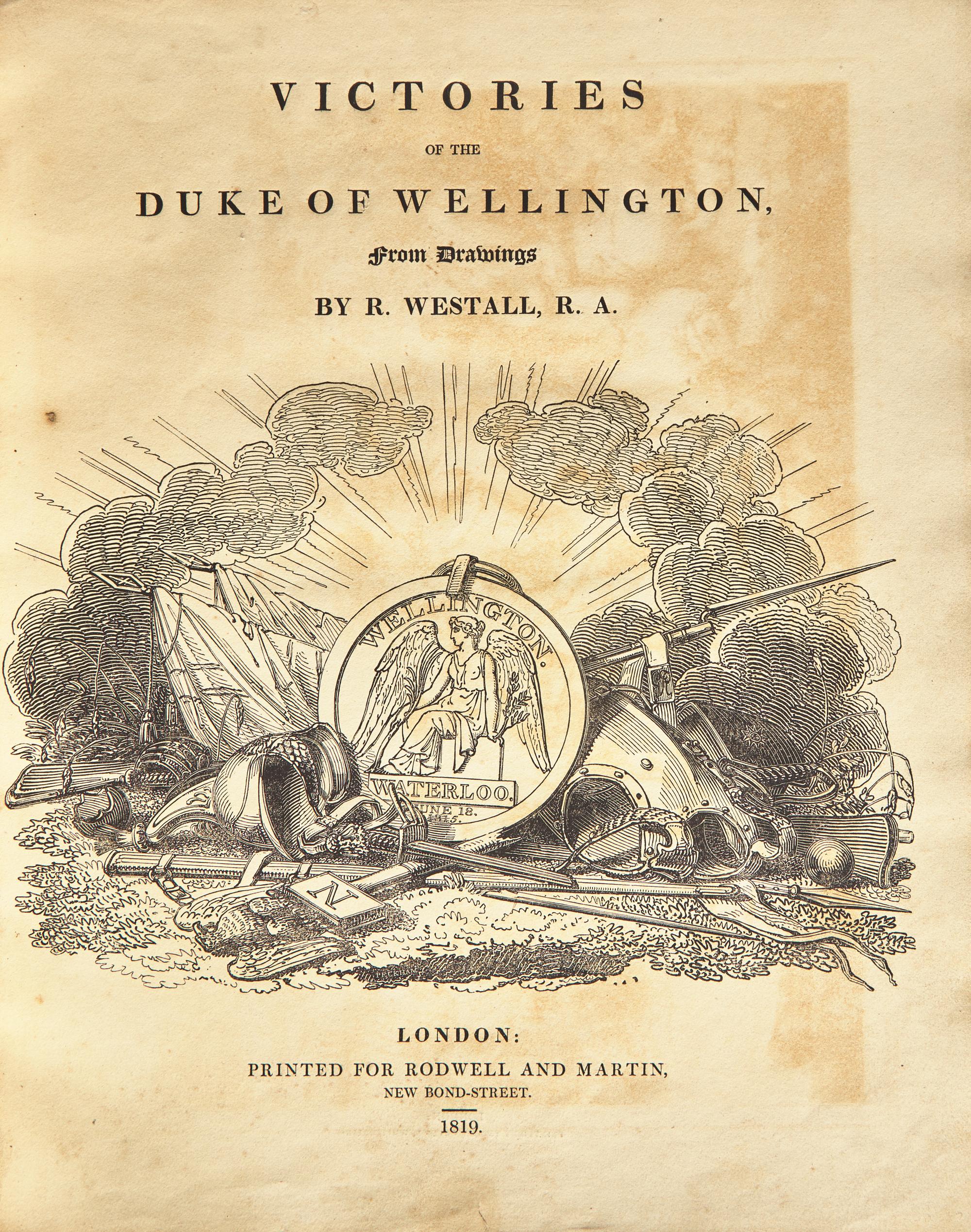 [British Isles] Westall, R(ichard). Victories of the Duke of Wellington