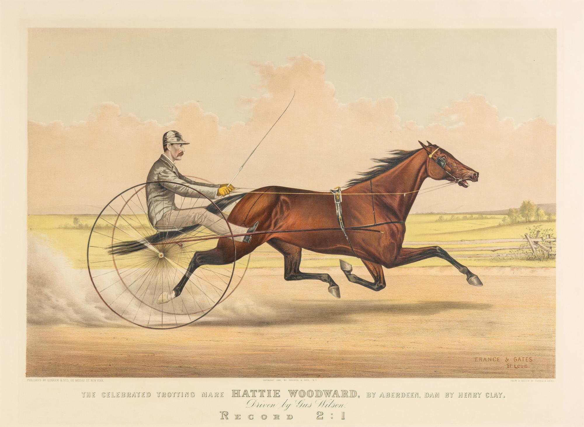 [HORSE RACING SCENES] -- CURRIER and IVES, publishers -- After John Cameron, France & Gates, or Scott Leighton