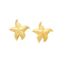 TIFFANY & CO., YELLOW GOLD STARFISH EARRINGS