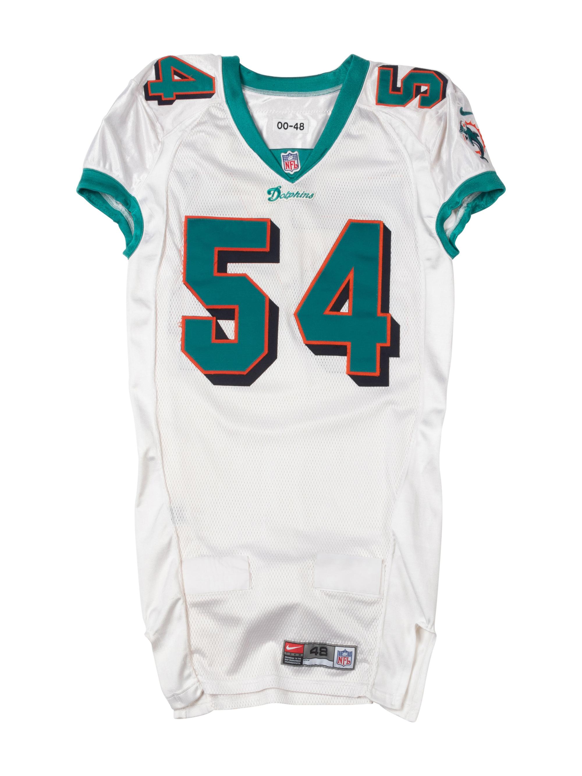 A 2000 Zach Thomas Game Used/Issued Miami Dolphins Jersey