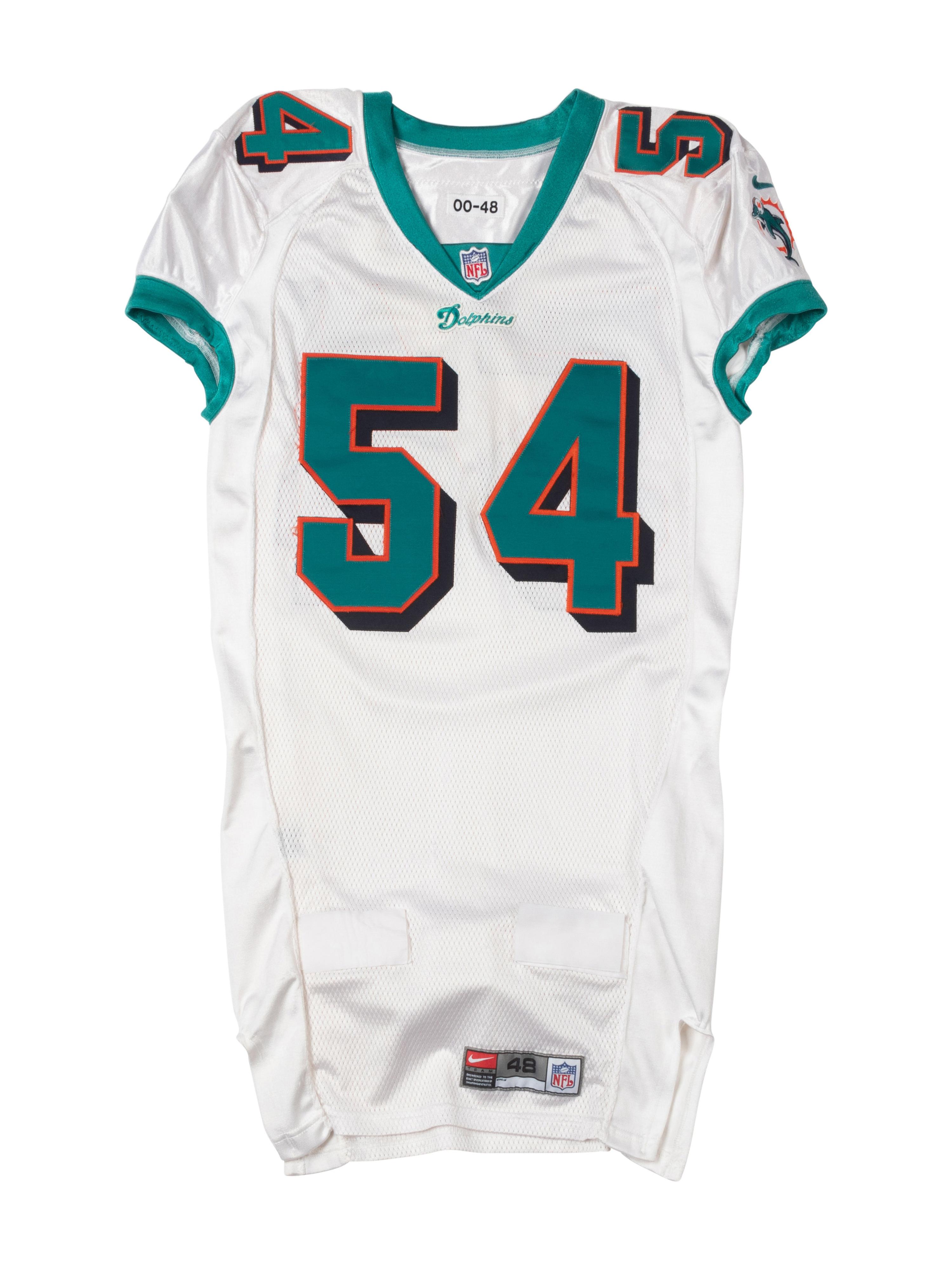 A 2000 Zach Thomas Game Used/Issued Miami Dolphins Jersey