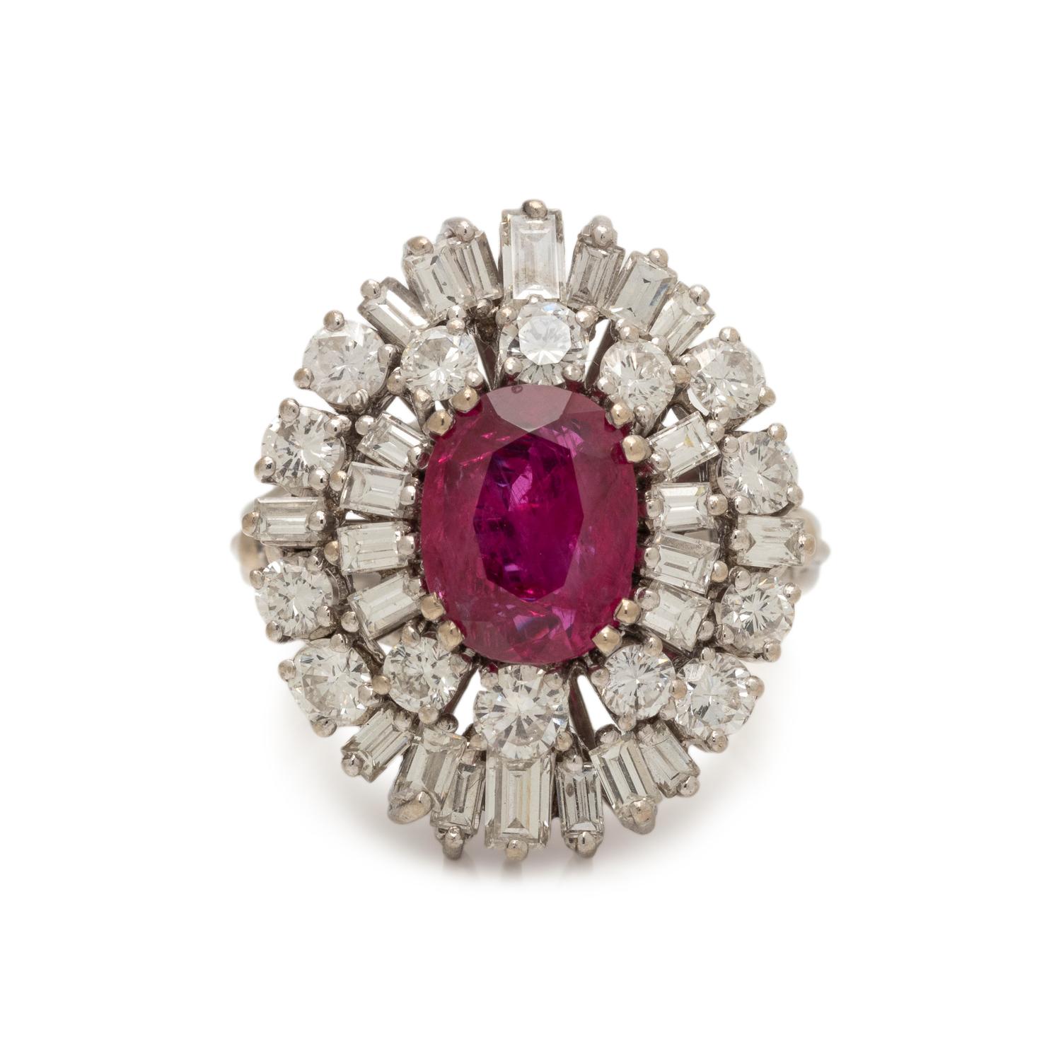 RUBY AND DIAMOND RING