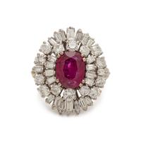 RUBY AND DIAMOND RING