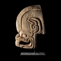 A Maya Stone Hacha