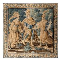 An Aubusson Wool Tapestry
