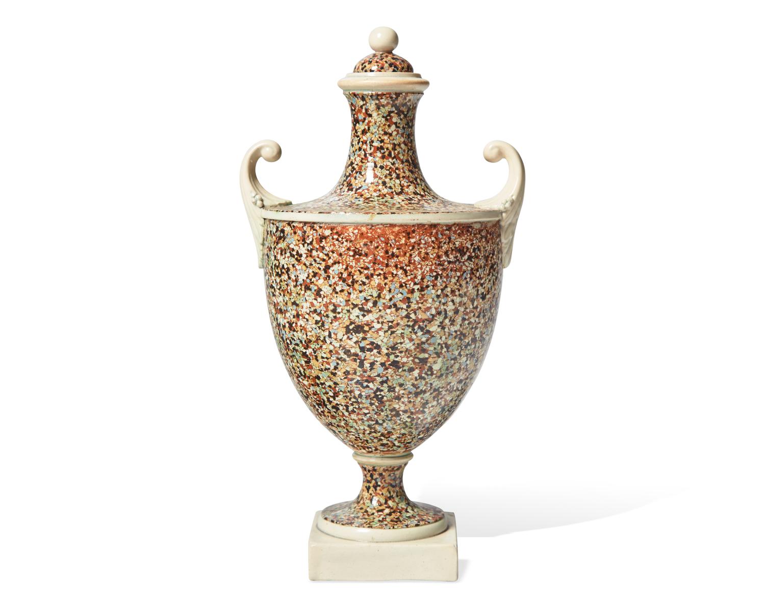 A Ralph Wood Porcelain Covered Urn