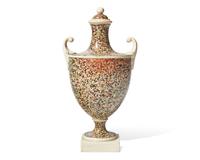 A Ralph Wood Porcelain Covered Urn