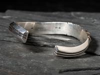 Sterling Silver and 14K Gold Cuff Bracelet